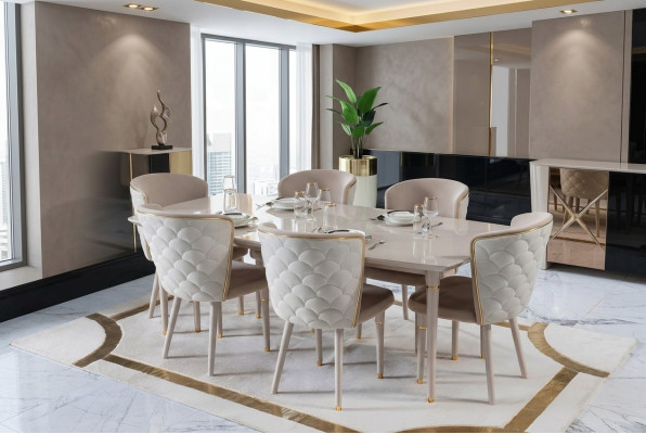 Dining table tables modern wood dining room design Italian style new