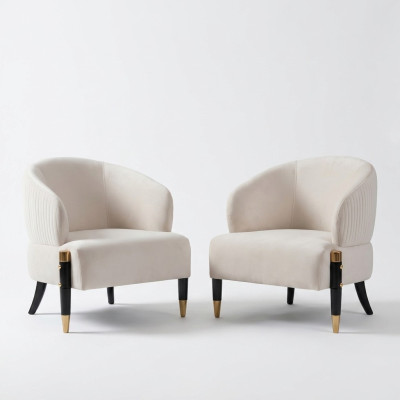 Upholstered Modern Single Seater Designer Gray Relax New Living Room Luxury Armchair Hotel