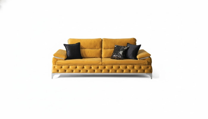 Sofa 3-seater fabric sofas couch upholstery luxury furniture modern three-seater new