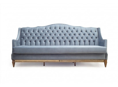 Luxury Furniture Upholstered Couch Wood Italian Upholstered Sofa Classic Couches