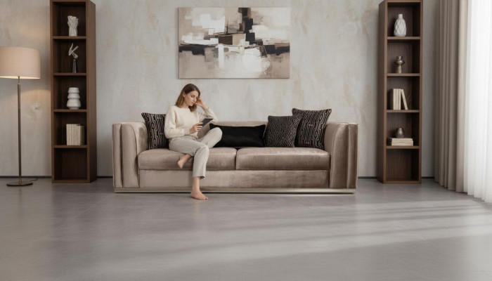 Sofa 3-seater couch wooden furniture living room furniture sofas couch Italian style