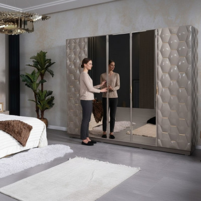 Wardrobe Closet Luxury Wood Cabinets Furniture Design Luxury New Bedroom
