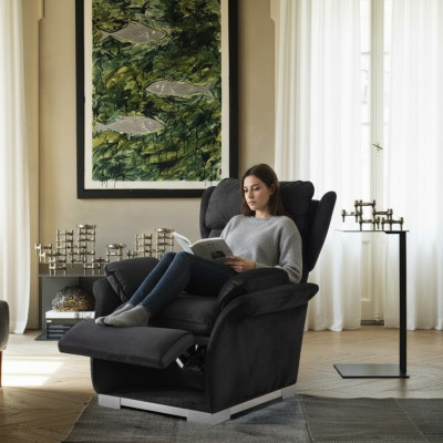 Television armchair multifunctional relax in Italian style modern upholstery new