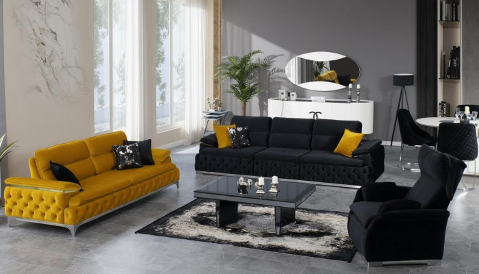 Sofa set 3+3+1 seater sofa couch upholstery set couches fabric