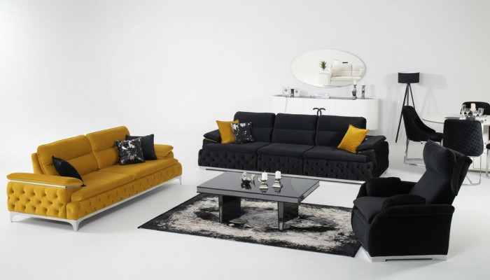 Sofa set 3+3+1 seater sofa couch upholstery set couches fabric