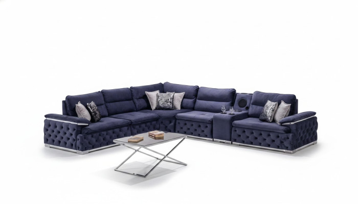Sectional sofa L-shape Chesterfield furniture sofa design furniture Italy