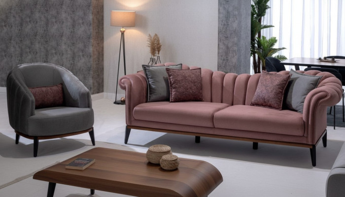 Designer couch sofas set sofa 3 seater + 1 seater sofa set upholstery