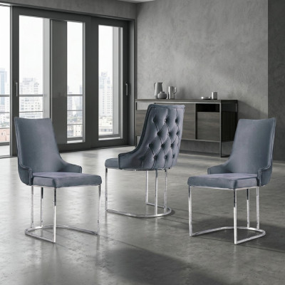 Chairs Dining Set 2x Chair Soft Chair Italian Style