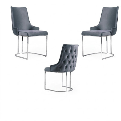 Chairs Dining Set 2x Chair Soft Chair Italian Style