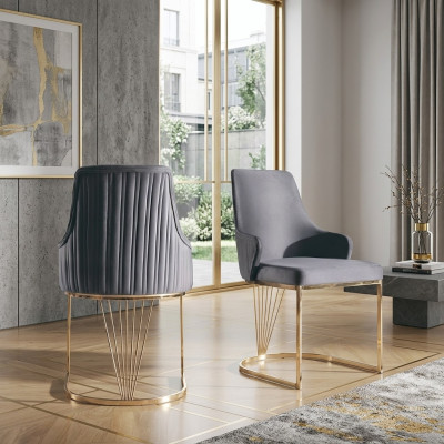 Dining room armchair Italian style upholstered chair luxury chair chairs living room