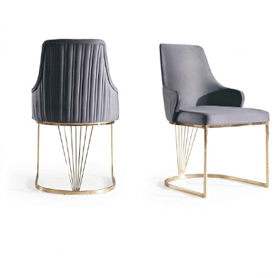 Dining room armchair Italian style upholstered chair luxury chair chairs living room