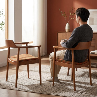 Dining room chair luxury living room Italian style furniture armchair