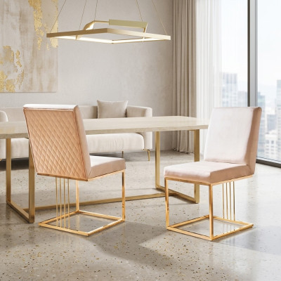 Dining room chair furniture modern dining table chairs Italian style