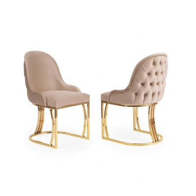 Dining room chairs wood luxury chair beige living room Italian style