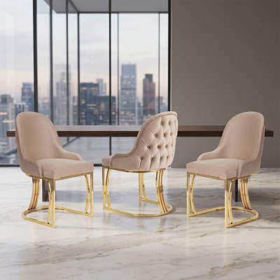 Chesterfield Chair Set Group 2x Armchair Chairs Furniture Seat Cushion
