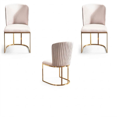 Italian style set design armchairs, upholstered armchair group suite