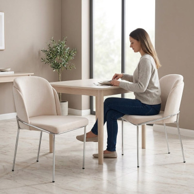 Design Dining Room 2x Chairs Set New Chair Suite Armchair Upholstery