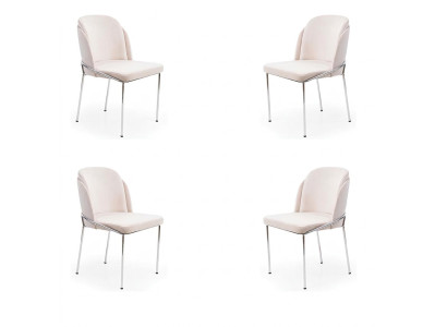 Chair 4X Chairs Set Group Dining Room Armchair Italian Style