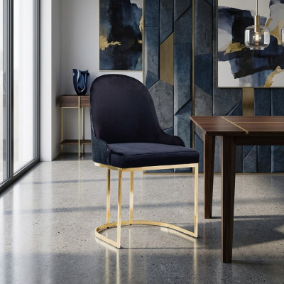 Dining room chairs made of wood, luxury armchair, chair, blue armchair, living room.