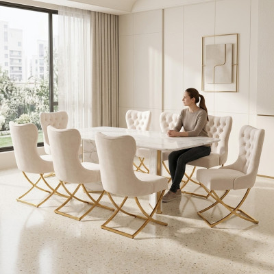 Dining room chair set chairs complete group dining room suite 8x pieces