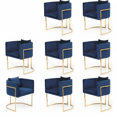Dining room chair chairs seat modern solid wood set 8x luxury restaurant