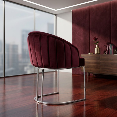 Modern armchair chair 1x dining room TV lounge upholstered chair textile