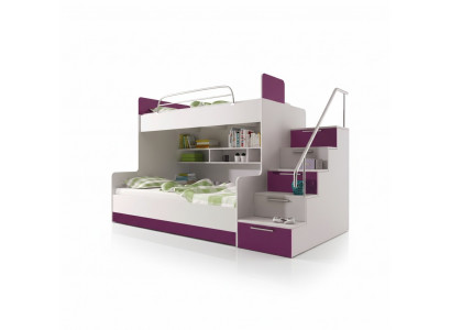 Lila bunk bed children's room beds loft bed high gloss furniture