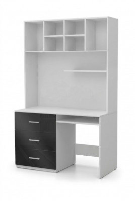 Desk Black Table Office Children's Room Youth Room Tables New High Gloss
