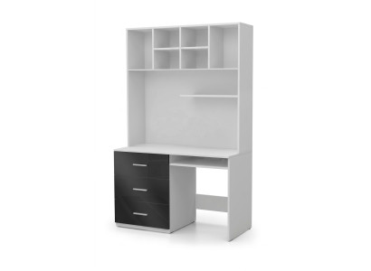Desk Black Table Office Children's Room Youth Room Tables New High Gloss