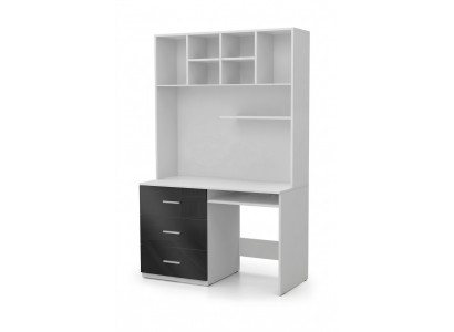 Desk Black Table Office Children's Room Youth Room Tables New High Gloss