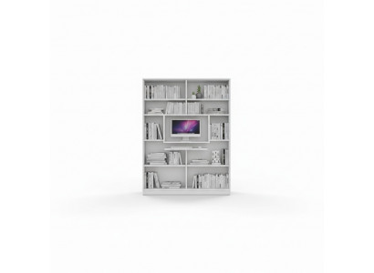 Corner cabinet shelf bookcase wooden cabinet for children's room youth room white