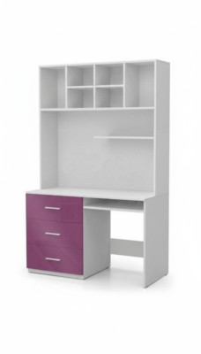Desk High Gloss Purple Table Office Children's Room Youth Room Tables New