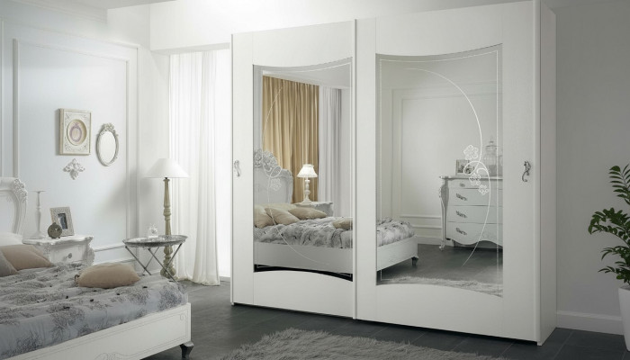 Wardrobe White Luxury Furniture Italian Design Bedroom Closet