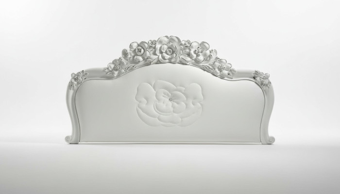 Bed White Bedroom Beds Wood Luxury Furniture Design Classic Hotel Double