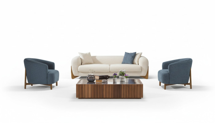 Italian style furniture sofa set 3+3+1 seater