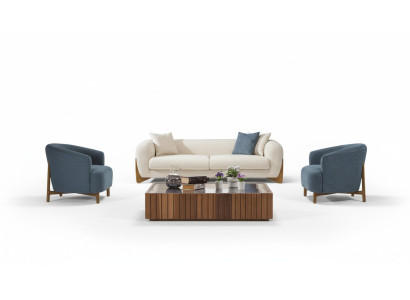 Italian style furniture sofa set 3+3+1 seater