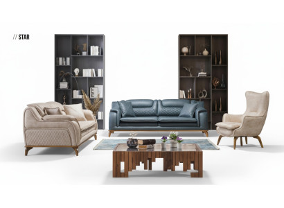 Armchair Beige 1-Seater Luxury Living Room Classic Design Italian