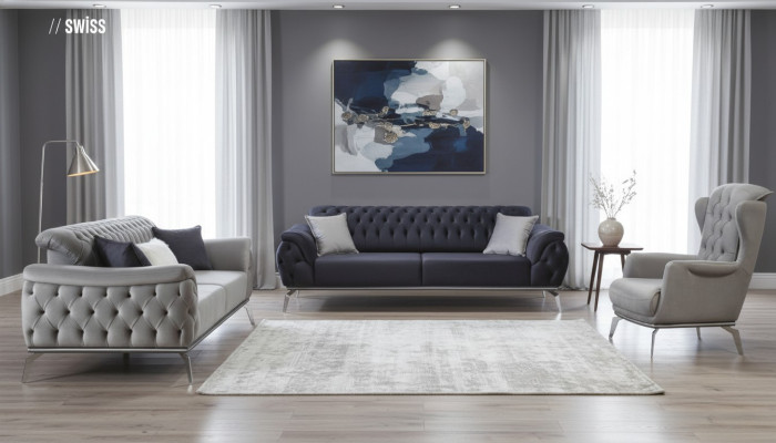 Armchair 1 Seater White Armchair Luxury Design Elegant Furniture Italian Style