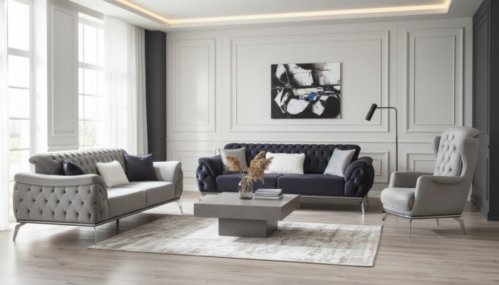 Chesterfield sofa couch three-seater couches luxury furniture furnishings