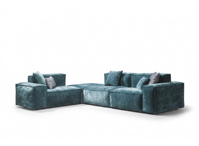 L-shaped sectional sofa blue living landscape design couches furniture sofa couch