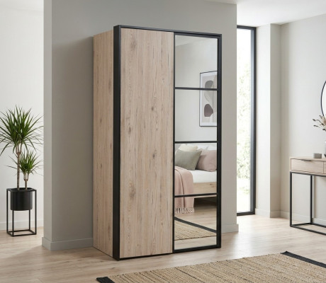 Loft wardrobe multipurpose cabinet wood cabinet cabinets furniture brown