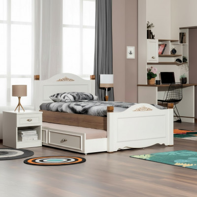 Children's bed children's room bed bedroom design luxury furniture wood youth room
