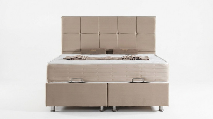 Luxury Box Spring Bed Double Beds Bedroom Furniture 120x200cm