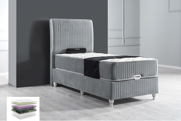 Luxury Box Spring Bed Hotel Single Beds with Mattress 90x200 Furniture
