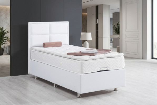 Box spring bed single beds furniture beds 120x200cm with double mattress