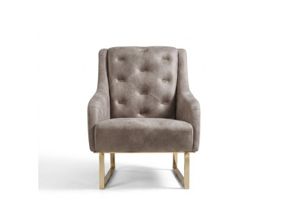 Armchair textile living room luxury design furniture chairs modern Chesterfield