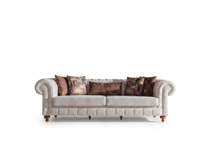 Sofas Fabric Modern Sofa3 Seater Three-Seater Couches Design Couch Upholstery Beige