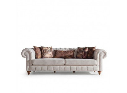 Sofas Fabric Modern Sofa3 Seater Three-Seater Couches Design Couch Upholstery Beige