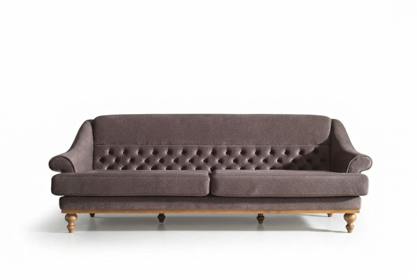 Modern living room sofa upholstered couches designer 3-seater fabric sofas