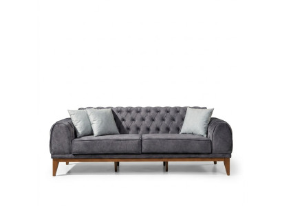 3-seater sofa, textile design sofa furniture, new three-seater couch, new